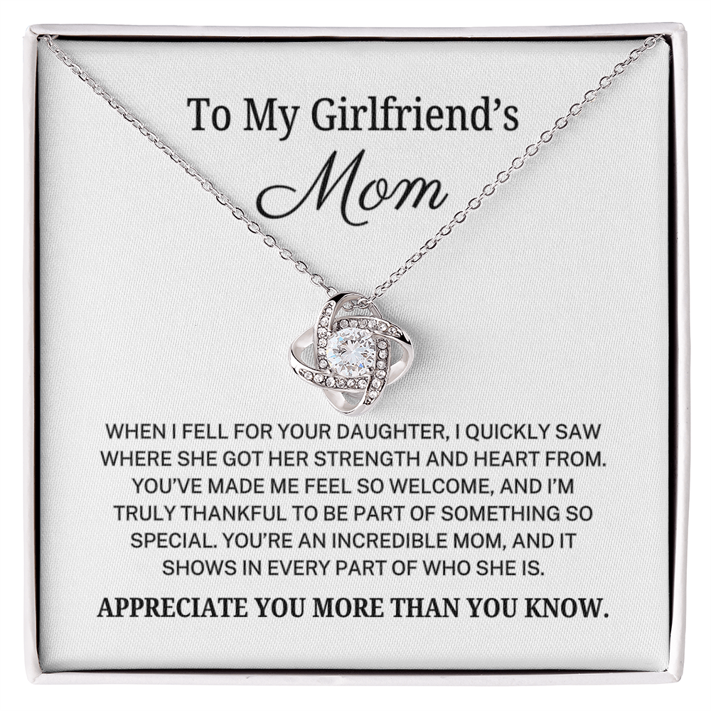 Girlfriend's Mom "Incredible Mom" | Love Knot Necklace