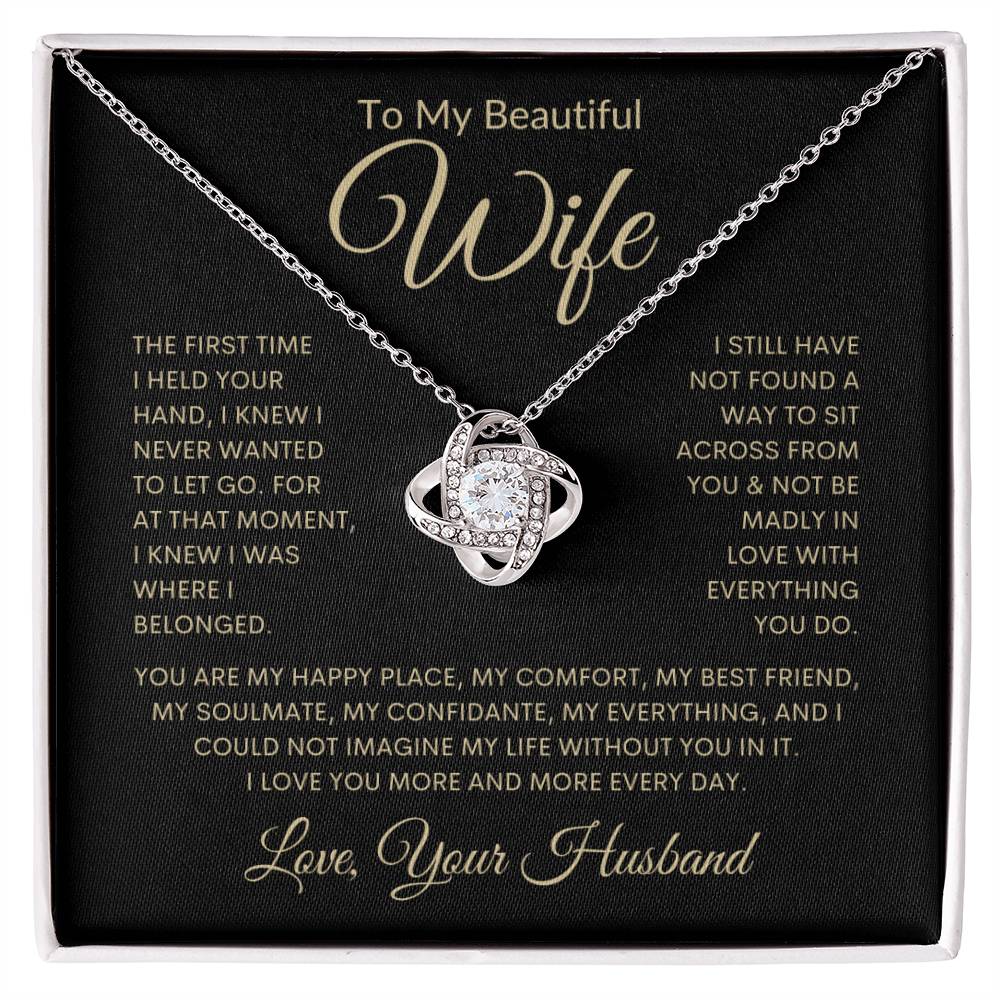 Wife "The First Time" | Love Knot Necklace