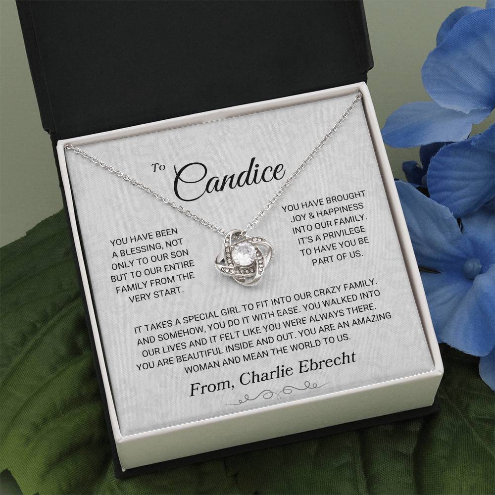Candice From Charlie | Love Knot Necklace