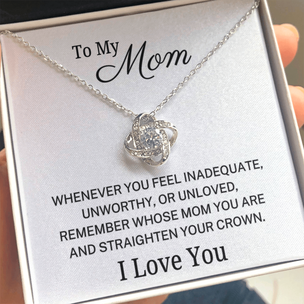 Mom "Straighten Your Crown" | Forever Love Necklace