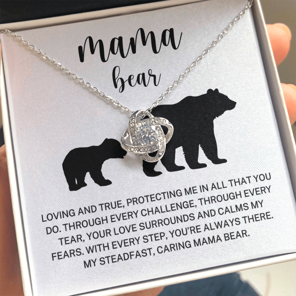 Mama Bear | Love Knot Necklace