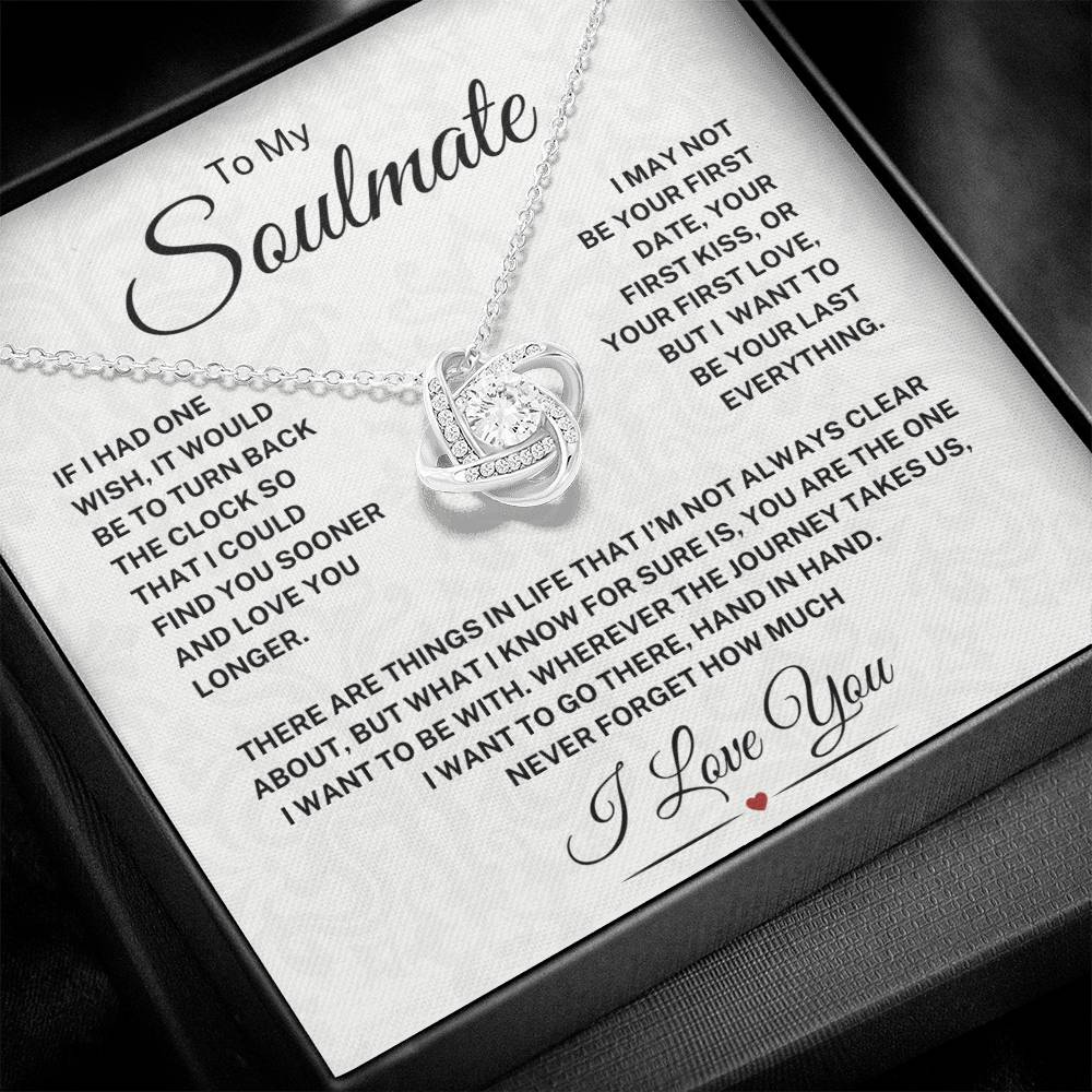 Soulmate "Your Last Everything" | Love Knot Necklace