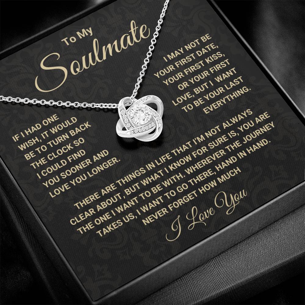 Soulmate "Last Everything" Gold* | Love Knot Necklace
