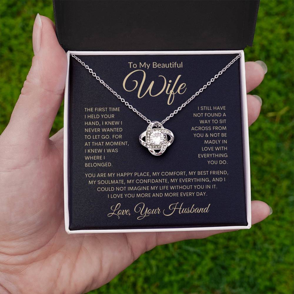 Wife "The First Time" | Love Knot Necklace