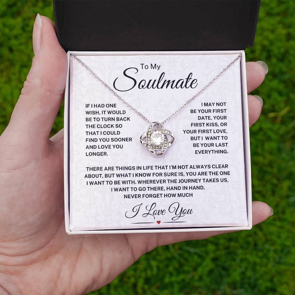 Soulmate "Your Last Everything" | Love Knot Necklace