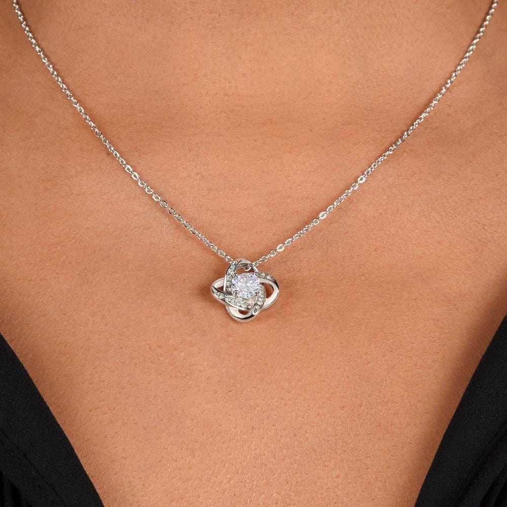 Mum Love Son "Million Special Things" | Love Knot Necklace - Shoptopia Jewelry