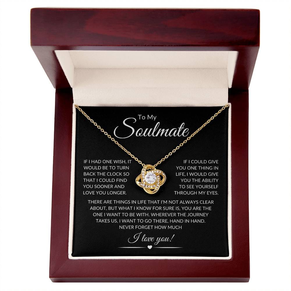Soulmate "One Thing" | Necklace - 18K Yellow Gold Finish / Luxury Box Shoptopia Jewelry