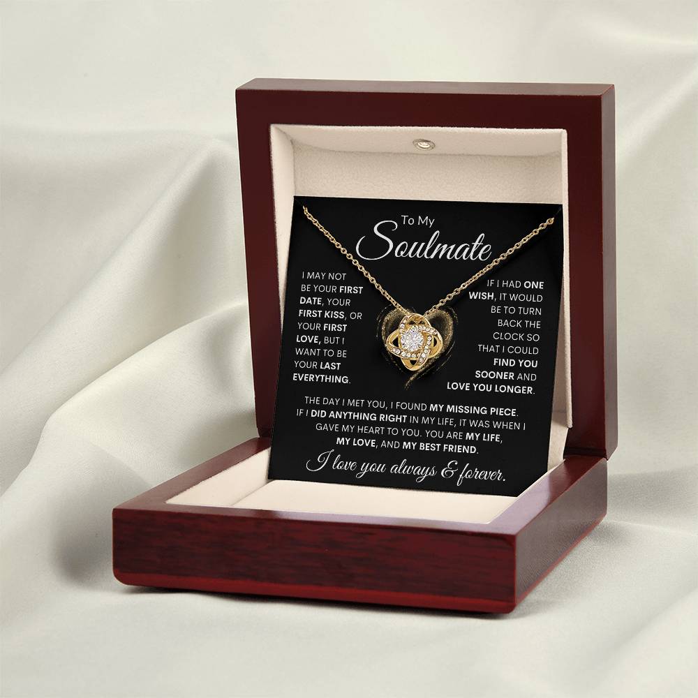 Soulmate "Missing Piece" | Love Knot Necklace - Shoptopia Jewelry