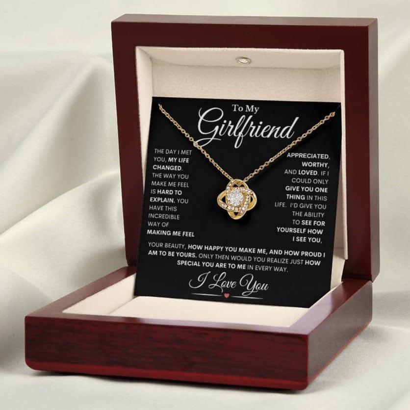 Girlfriend "The Way I See You" | Love Knot Necklace - Shoptopia Jewelry
