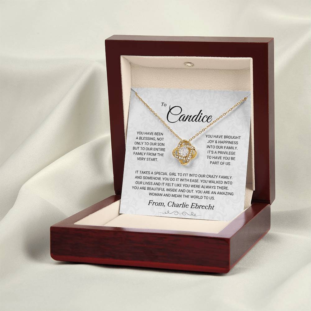 Candice From Charlie | Love Knot Necklace
