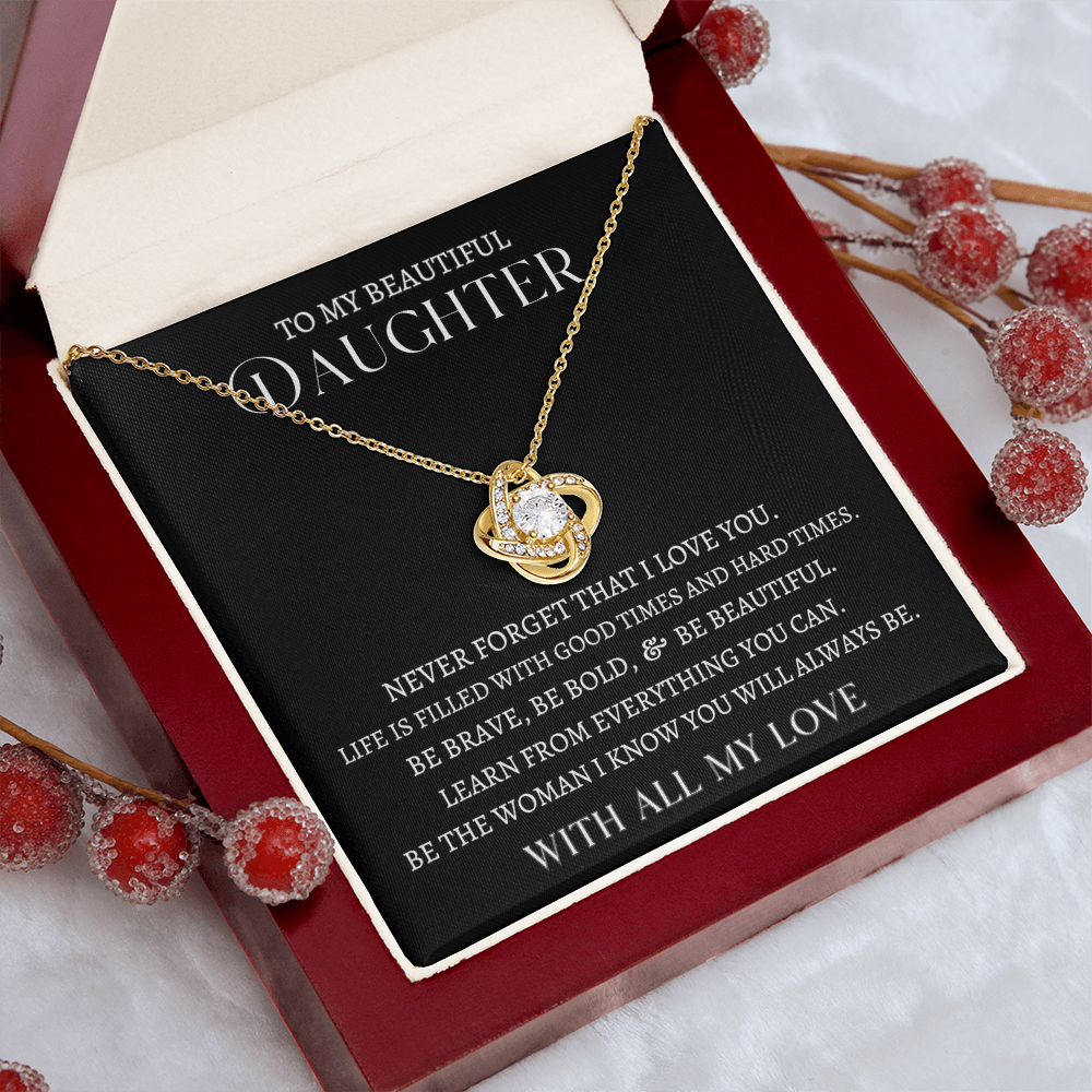 Daughter "All My Love" | Love Knot Necklace