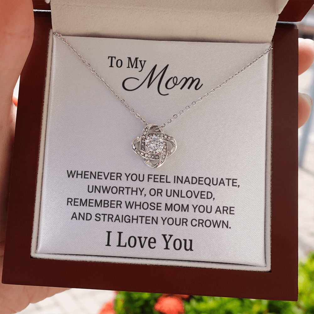 Mom "Straighten Your Crown" | Forever Love Necklace