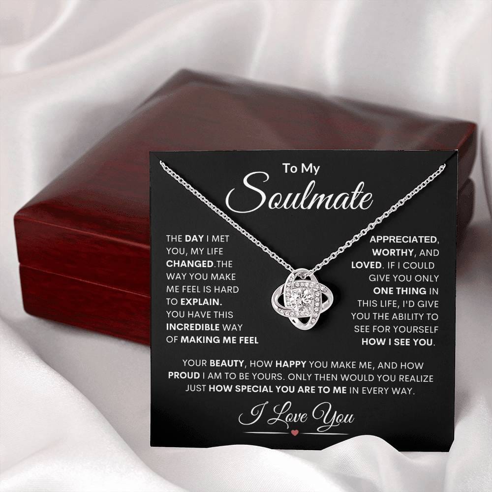 Soulmate "Make Me Feel" | Love Knot Necklace - Shoptopia Jewelry