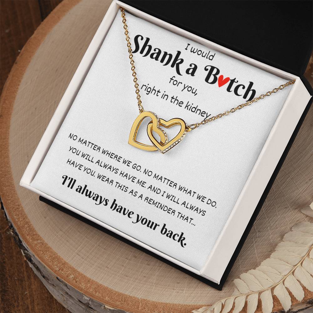 Best Friend "Have your back" | Interlocking Hearts Necklace - Shoptopia Jewelry
