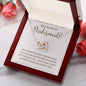 Bridesmaid "Ride or Die" | Interlocking Hearts - Shoptopia Jewelry