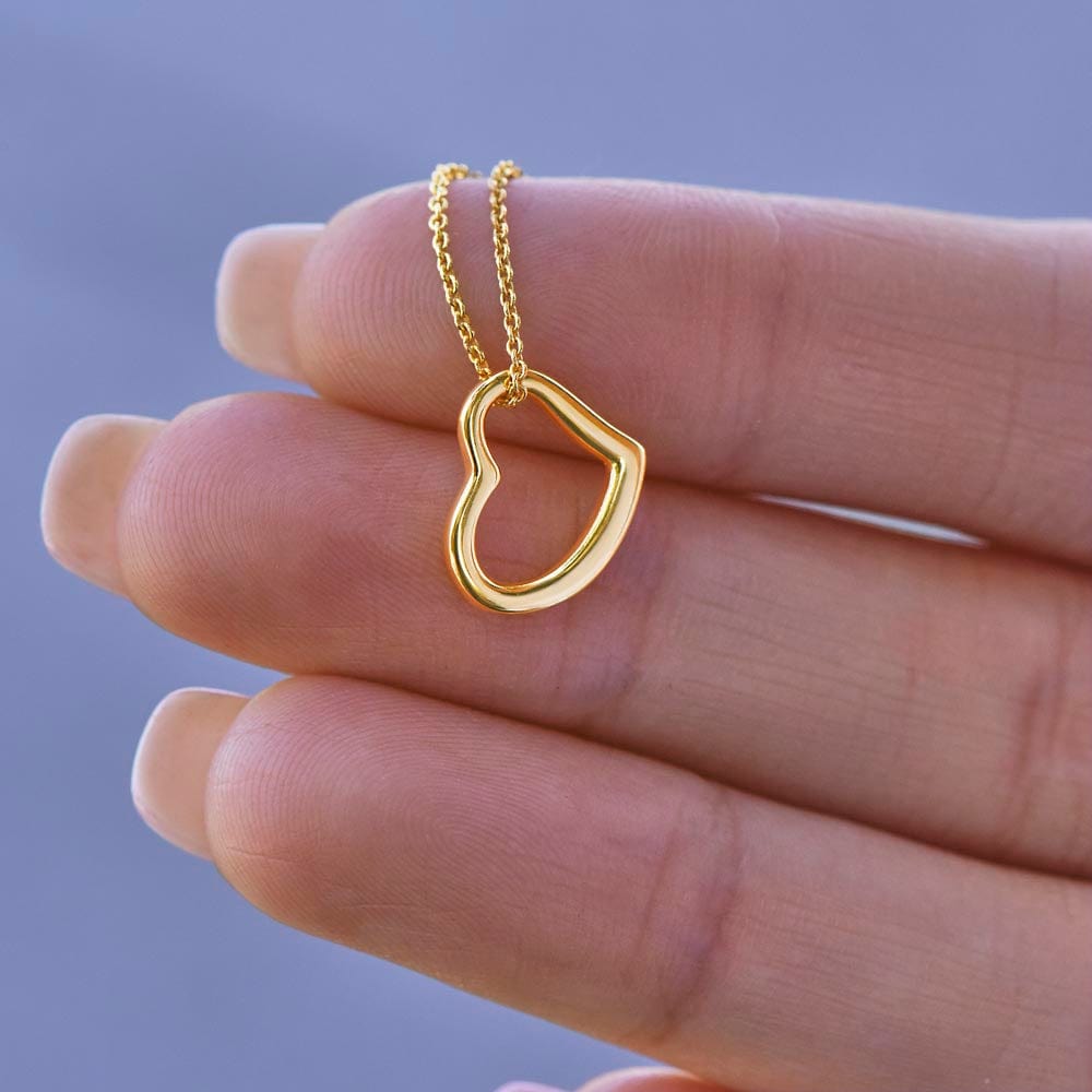 Gold Delicate Heart Necklace