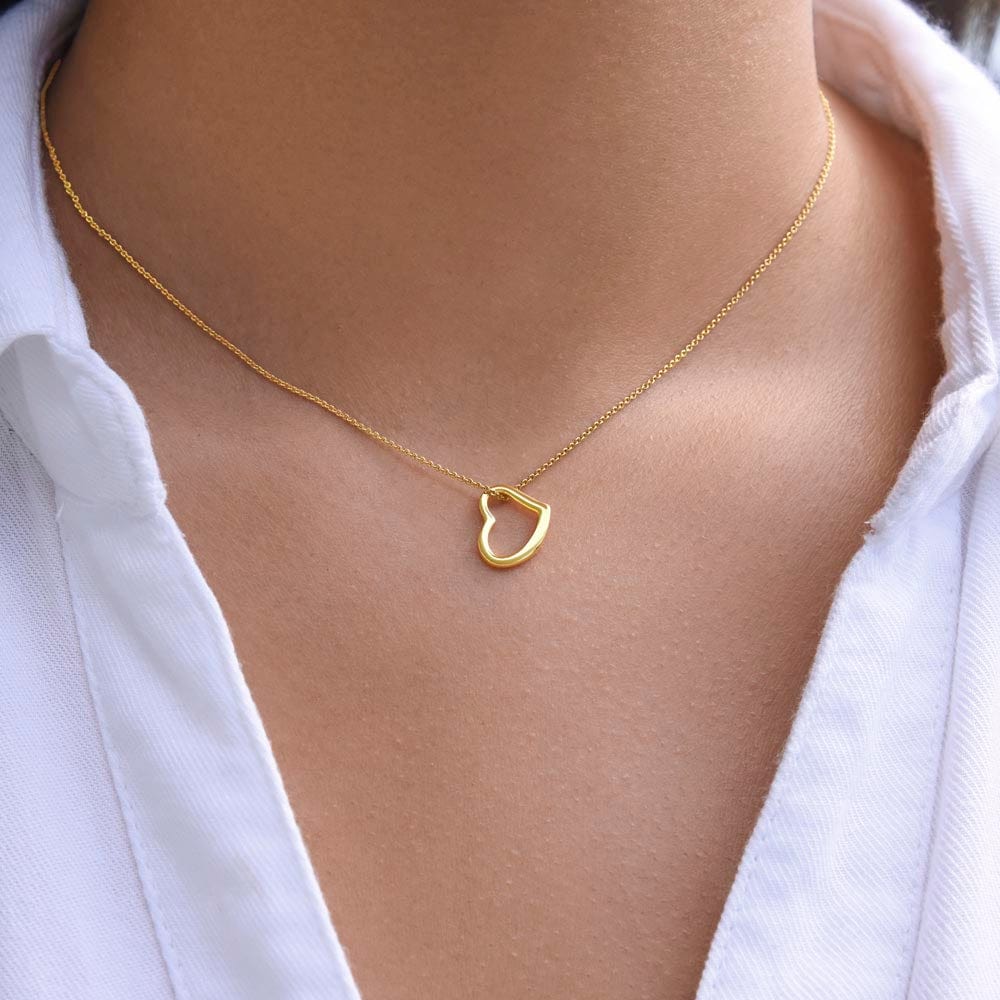 Gold Delicate Heart Necklace