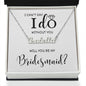 Bridesmaid | I Can't Say I DO | Love Knot Necklace - Shoptopia Jewelry