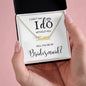 Bridesmaid | I Can't Say I DO | Love Knot Necklace - Shoptopia Jewelry