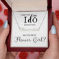 Flower Girl "I Can't Say I Do" | Personalized Name Necklace - Shoptopia Jewelry