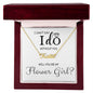 Flower Girl "I Can't Say I Do" | Personalized Name Necklace - 18k Yellow Gold Finish / Luxury Box Shoptopia Jewelry