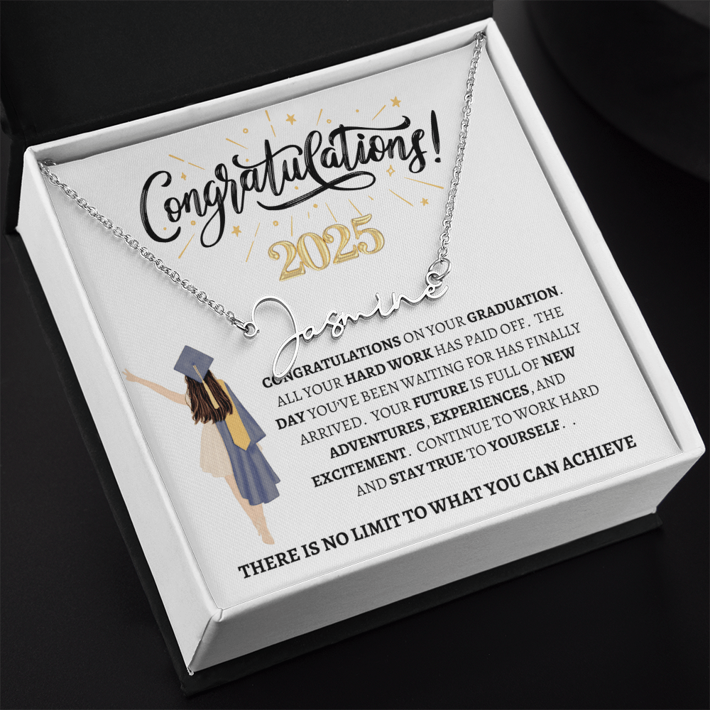 Class of 2025 "No Limit" | Signature Style Name Necklace