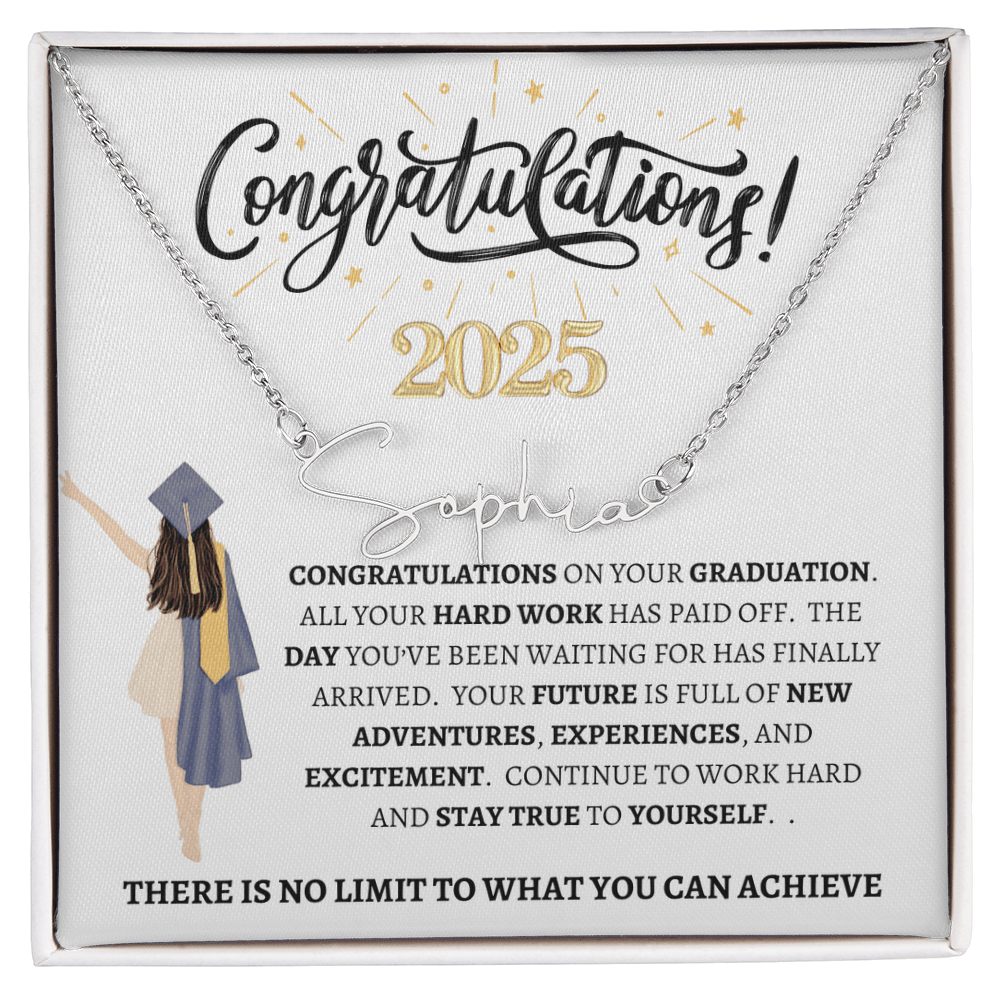 Class of 2025 "No Limit" | Signature Style Name Necklace