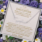 Daughter Love Dad Pink Crown | Signature Style Name Necklace - Shoptopia Jewelry