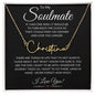 Soulmate "Find You Sooner" | Signature Name Necklace - Gold Finish Over Stainless Steel / Standard Box Shoptopia Jewelry