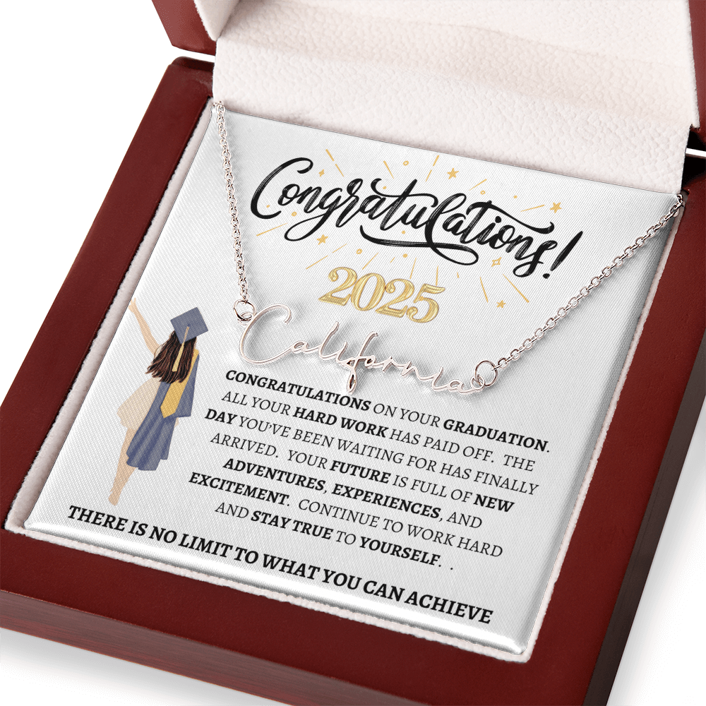 Class of 2025 "No Limit" | Signature Style Name Necklace