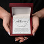 Friend/Sister "Through Thick & Thin" | Signature Style Name Necklace | Personalized Signoff Option