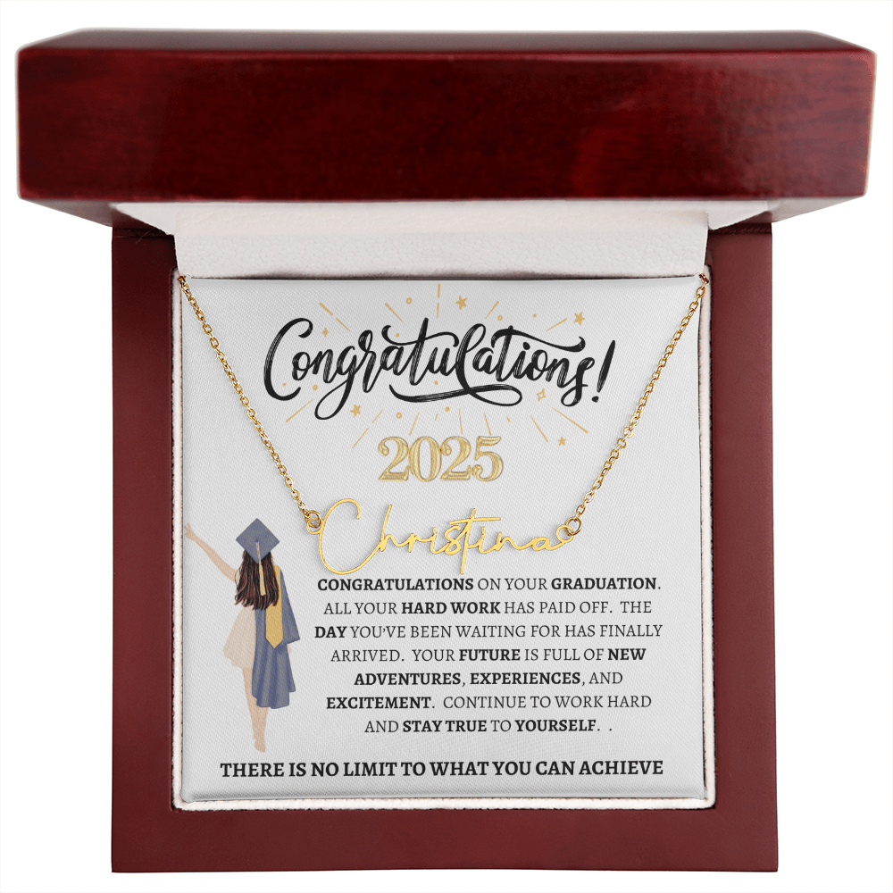 Class of 2025 "No Limit" | Signature Style Name Necklace