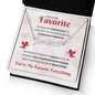 Favorite "My Favorite Everything" | Heart Name Necklace - Shoptopia Jewelry