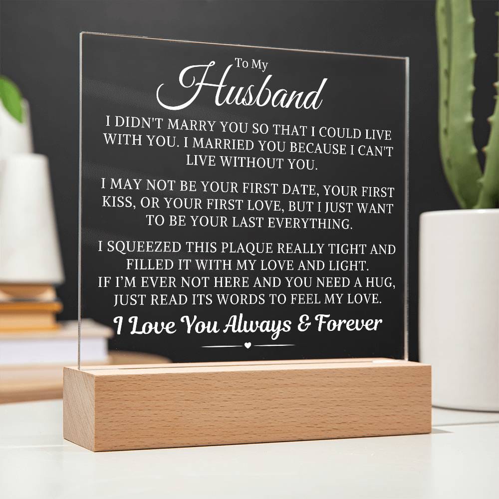 Husband "Last Everything" | Acrylic LED Night Light