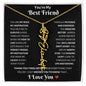 You're My Best Friend | Flower Name Necklace - 18k Yellow Gold Finish / Standard Box / February Shoptopia Jewelry