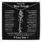You're My Best Friend | Flower Name Necklace - Polished Stainless Steel / Standard Box / March Shoptopia Jewelry