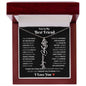 You're My Best Friend | Flower Name Necklace - Polished Stainless Steel / Luxury Box / March Shoptopia Jewelry