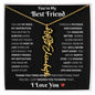 You're My Best Friend | Flower Name Necklace - 18k Yellow Gold Finish / Standard Box / May Shoptopia Jewelry