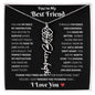 You're My Best Friend | Flower Name Necklace - Polished Stainless Steel / Standard Box / August Shoptopia Jewelry