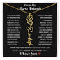 You're My Best Friend | Flower Name Necklace - 18k Yellow Gold Finish / Standard Box / September Shoptopia Jewelry