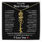 You're My Best Friend | Flower Name Necklace - 18k Yellow Gold Finish / Standard Box / October Shoptopia Jewelry