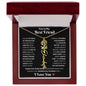 You're My Best Friend | Flower Name Necklace - 18k Yellow Gold Finish / Luxury Box / October Shoptopia Jewelry