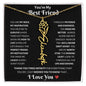 You're My Best Friend | Flower Name Necklace - 18k Yellow Gold Finish / Standard Box / December Shoptopia Jewelry