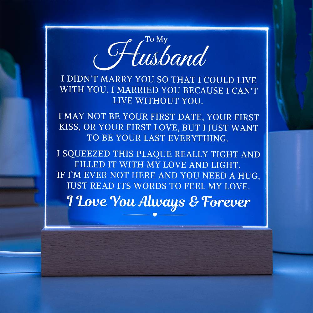 Husband "Last Everything" | Acrylic LED Night Light