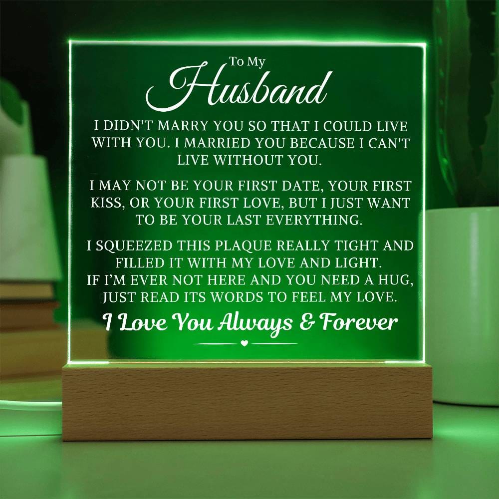 Husband "Last Everything" | Acrylic LED Night Light