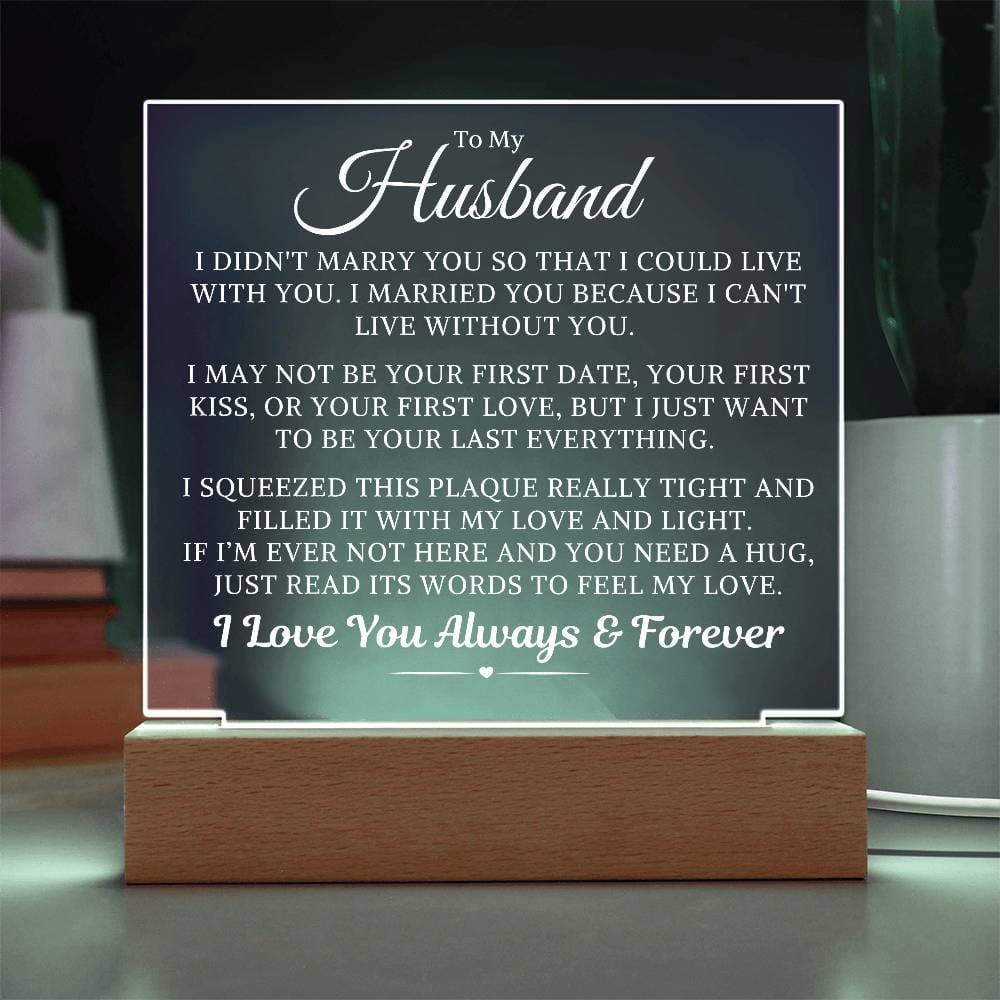 Husband "Last Everything" | Acrylic LED Night Light