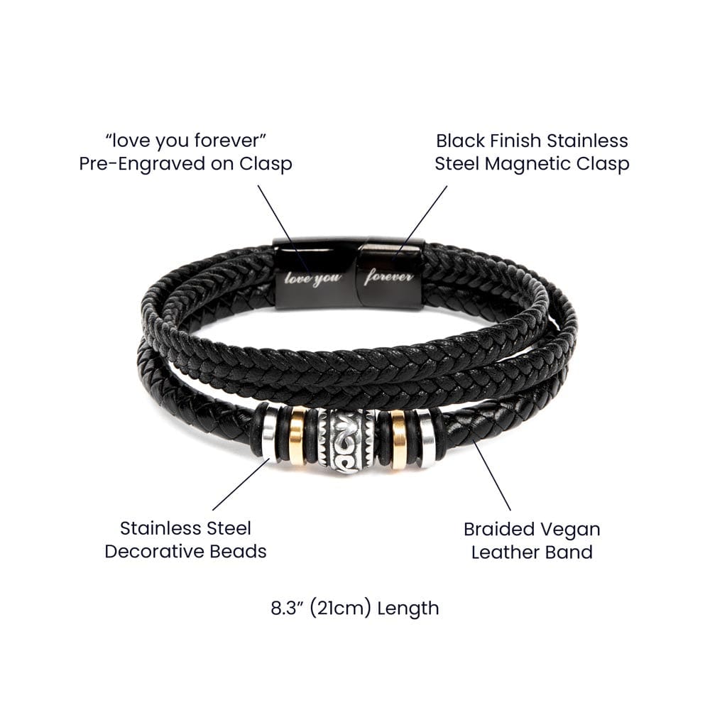 Made For Each Otter | Men's Love You Forever Bracelet