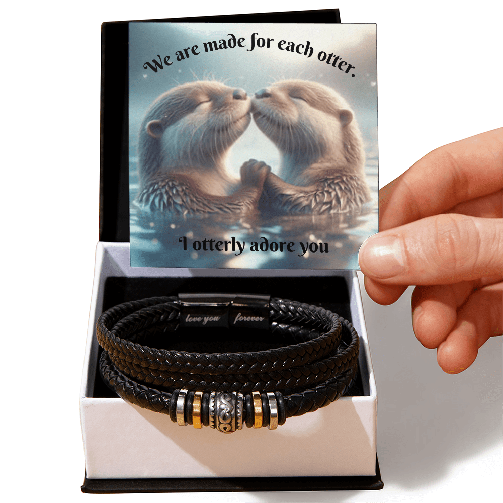Made For Each Otter | Men's Love You Forever Bracelet