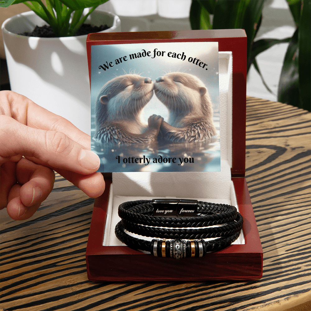 Made For Each Otter | Men's Love You Forever Bracelet