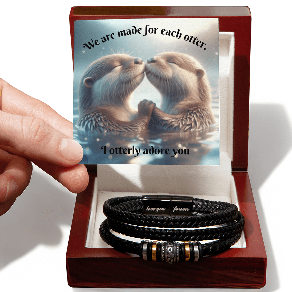 Made For Each Otter | Men's Love You Forever Bracelet